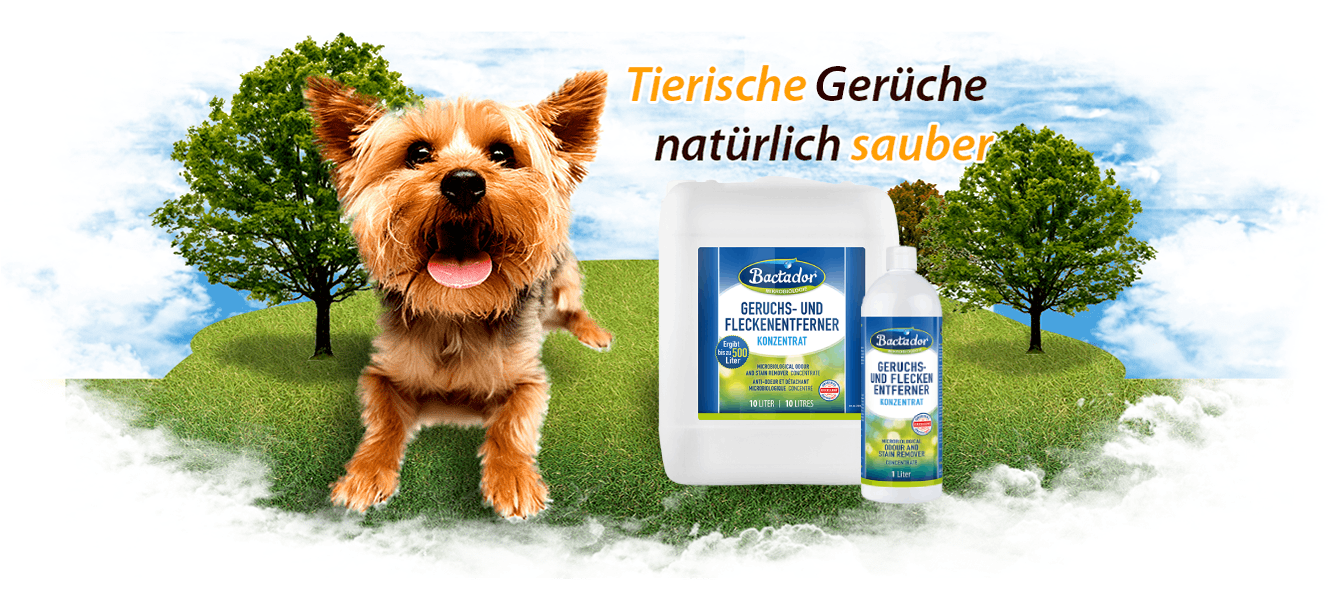 Bactador - Tierische Gerüche natürlich sauber